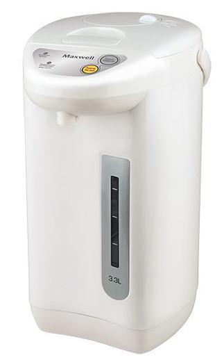 Maxwell MW-1754(W) термопотMW-1754(W) Maxwell MW-1754(W) термопотMW-1754(W)Термопоты сегодня – это не просто модные приборы для кухни. Это практичная техника, которая способна заменить любой современный электрический чайник. Они совмещают в себе функции чайника и термоса, за счет чего особенно популярны в офисных помещениях, где горячая вода необходима постоянноДля того чтобы пить горячий чай или кофе на протяжении всего дня, вам больше не потребуется пользоваться чайником, включая его ежечасно. Достаточно приобрести вместительный термопот торговой марки Maxwell! Эта техника удобна в использовании, как на работе, так и дома. Она характеризуется большим объемом резервуара для воды – до 6 литров, наличием функции поддержания температуры, удобной и безопасной системой налива кипятка.Включаются термопоты нажатием одной кнопки, при этом степень нагрева воды вы можете отрегулировать самостоятельно, выбрав один из нескольких предлагаемых температурных режимов. Приборы автоматически отключаются, когда вода нагревается до нужной температуры, что исключает необходимость постоянного пребывания рядом с техникой. Налить горячую воду в чашку очень просто, для чего в термопот встроен насос. Нажав на специальную кнопку, вода из резервуара потечет автоматически в подставленную чашку. Контролировать количество воды в термопоте вы можете при помощи специальной прозрачной шкалы с метками, которая всегда вам подскажет, когда необходимо долить воду в резервуарТермопоты исключают необходимость постоянного подогрева воды, когда вам захочется выпить чашечку чая. Функция сохранения высокой температуры кипяченной воды в течение суток позволяет вам в любое время наслаждаться горячими напитками, не тратя электроэнергию при включении устройстваТермопоты Maxwell практичны в эксплуатации, они удобны для использования дома, на природе или в офисе. Они отличаются высокой надежностью, что подтверждается большим сроком эксплуатации. И все эти достоинства дополняются эргономичным дизайном техники, благодаря чему любая модель впишется в интерьер современного кухонного пространства, радуя глаз каждого пользователя.