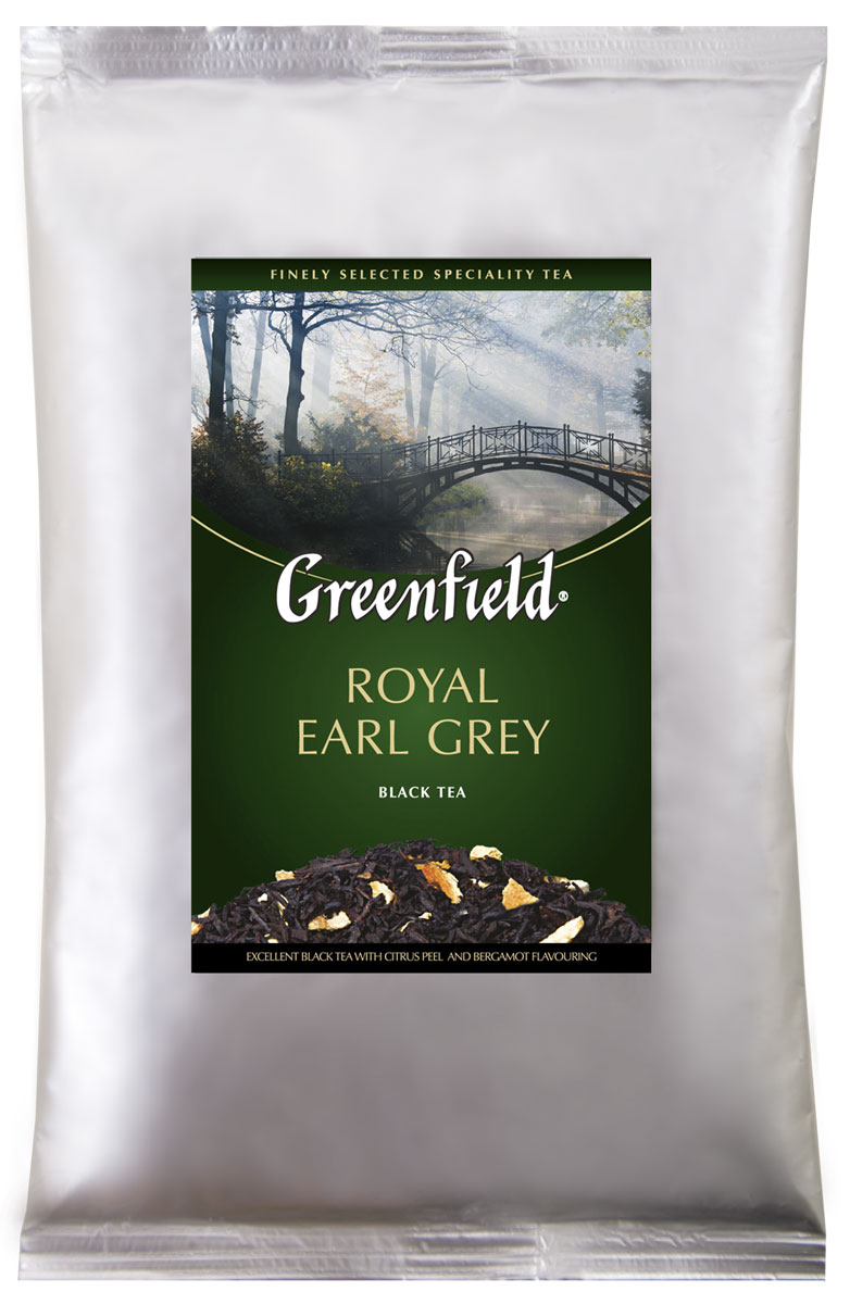 Greenfield Royal Earl Grey черный листовой чай, 250 г0975-15 Greenfield Royal Earl Grey черный листовой чай, 250 г0975-15Благородный, глубокий и насыщенный букет Greenfield Royal Earl Grey раскрывается волнующей ароматной волной, в которой причудливо переплетаются пряные ноты изысканного цейлонского чая, строгий классический аромат бергамота и тонкие оттенки цитрусовых.