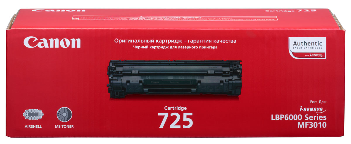 Canon 725 (3484B005) картридж-тонер для i-SENSYS LBP-6000/LBP-6000B