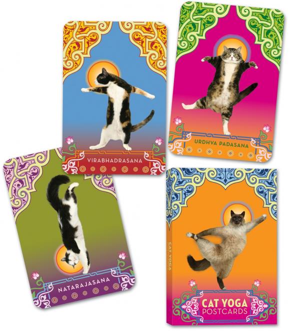 Cat Yoga: Postcards