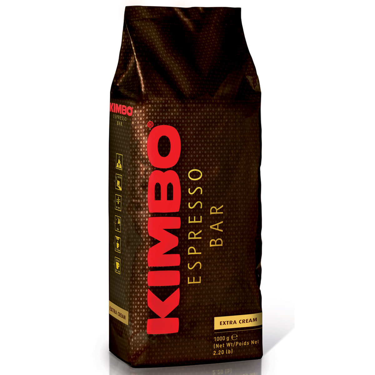 Kimbo Extra Cream кофе в зернах, 1 кг8002200140014 Kimbo Extra Cream кофе в зернах, 1 кг8002200140014Натуральный жареный кофе в зернах Kimbo Extra Cream. Это результат тщательного отбора кофейных зерен. Великолепный баланс сладости и легкой кислинки. Устойчивая пенка и хорошо сбалансированная консистенция придают смеси мягкий вкус. Смесь содержит 80% арабики и 20% робусты.