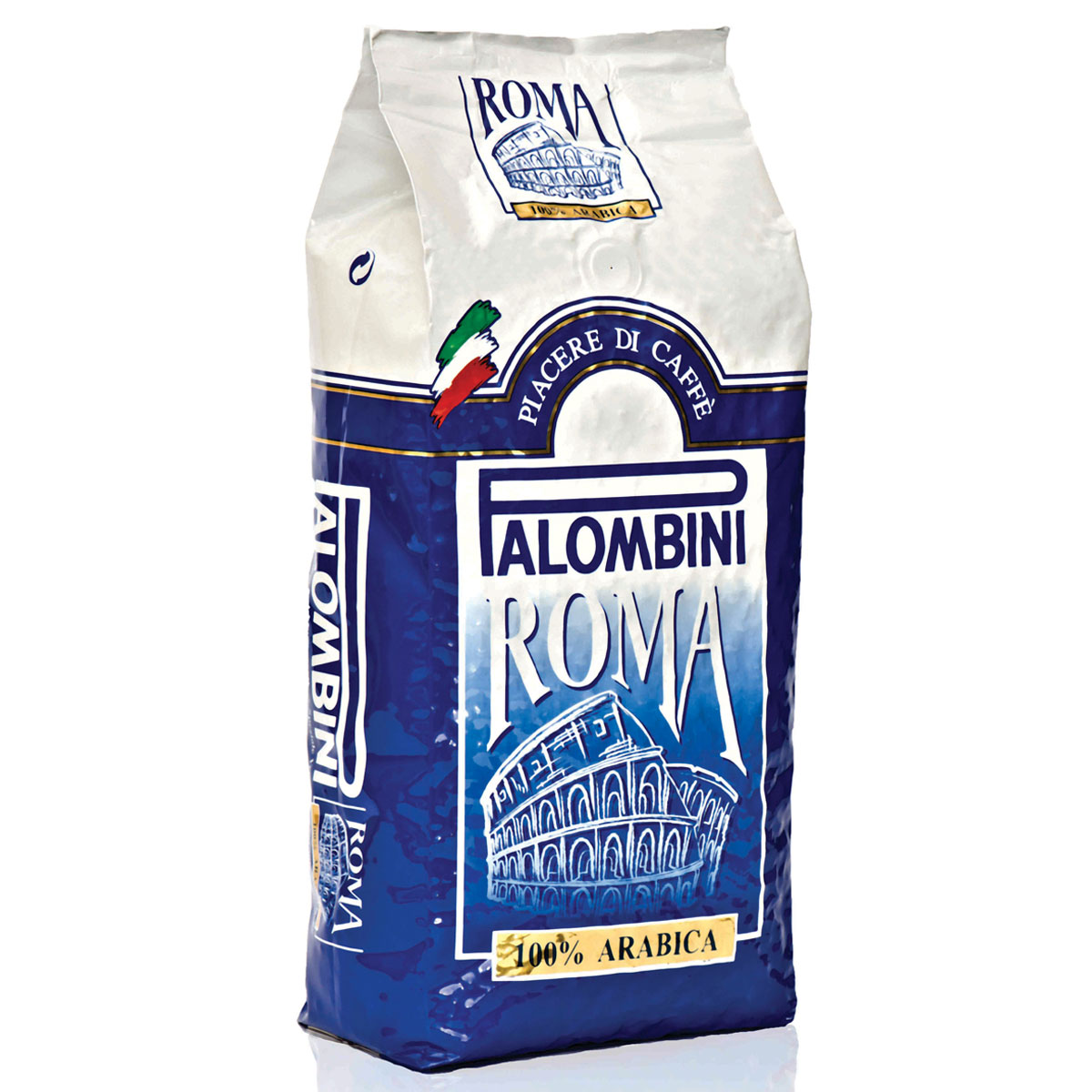 Palombini Roma 100% Arabica кофе в зернах, 1 кг8009785301830 Palombini Roma 100% Arabica кофе в зернах, 1 кг8009785301830Натуральный жареный кофе в зернах Palombini Roma 100% Arabica, высшего сорта. Абсолютно лучшая смесь высококачественной 100% Арабики. Созданадля настоящих ценителей вкуса идеального кофе!