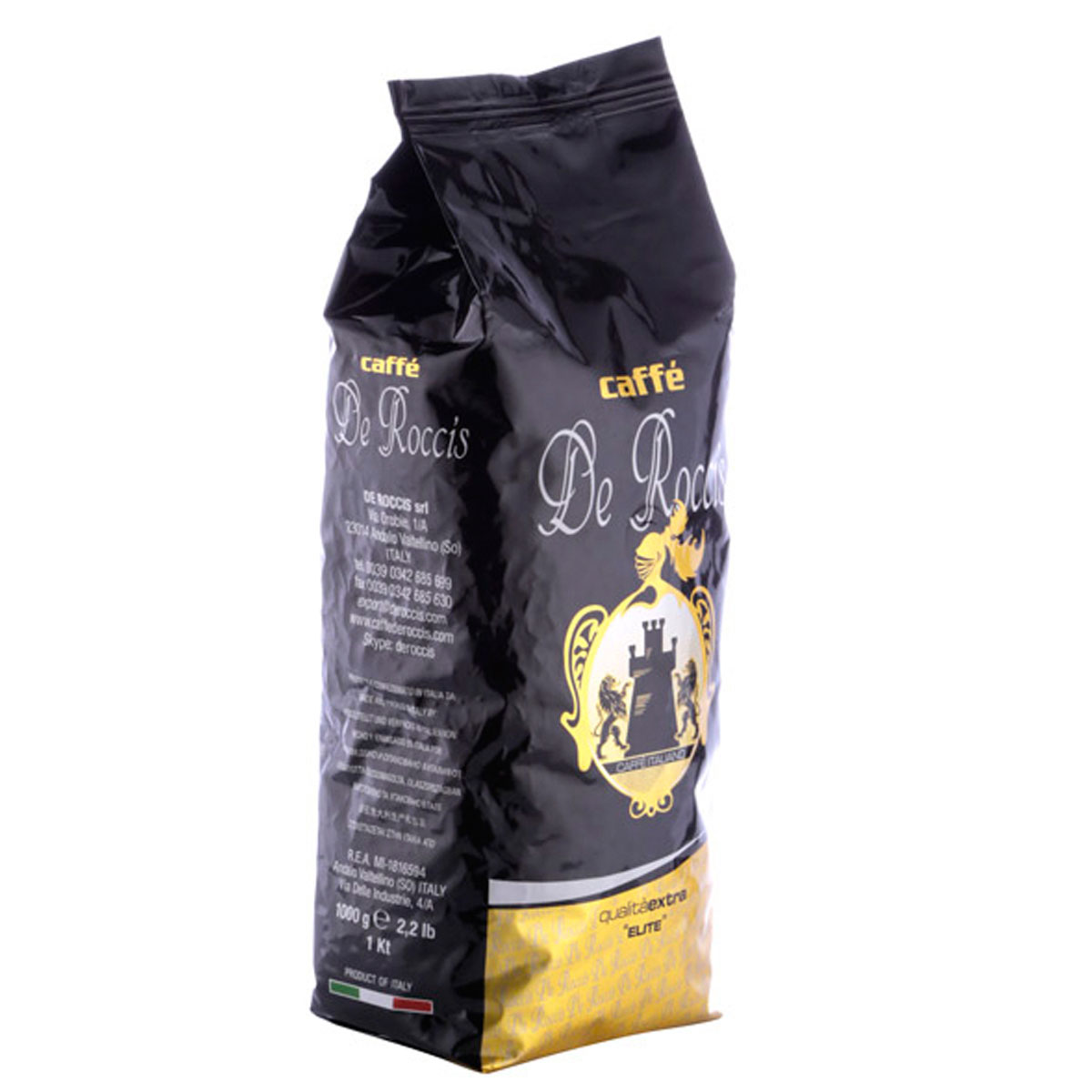 De Roccis Extra кофе в зернах, 1 кг8016115000141 De Roccis Extra кофе в зернах, 1 кг8016115000141Натуральный жареный кофе в зернах De Roccis Extra. Кофейная смесь из дорогих сортов кофе Арабика с мягкимсладким ароматом и деликатным бархатным вкусом. Для любителей изысканного эспрессо.