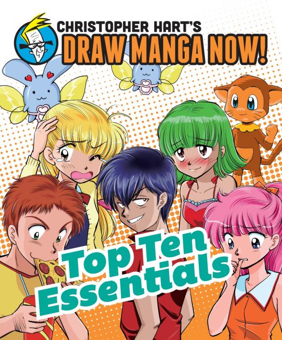 Top Ten Essentials: Christopher Hart's Draw Manga Now! натяжитель для арбалета ten point acu draw 50 hca 000 b a50