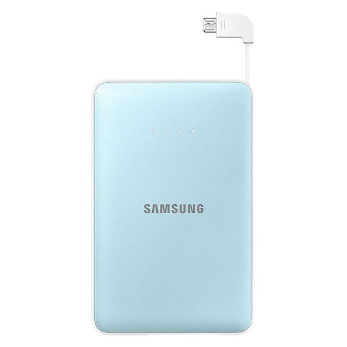 Samsung EB-PN915B, Blue внешний аккумуляторEB-PN915BLRGRU Samsung EB-PN915B, Blue внешний аккумуляторEB-PN915BLRGRUНаверное, каждый согласиться, что зарадка мобильного устройства-это достаточно скучный и длительный процесс, который часто доставляет неудобства. Такая неприятная ситуация лишает возможности совершить важный рабочий звонок, отправить электронное письмо близким или, например, завершить игру. Поэтому стоит задуматься о приобретении внешнего аккумулятора, который станет не только Вашим помощником, но и настоящем спасателем во время разрядки того или другого прибораЗамечательным вариантом для всех желающих приобрести этот полезнейший прибор станет модель Samsung Monkey 11300 mAh. С данным устройством Вы никогда не заскучаете. Скачав специальное забавное приложение CHARGE THE LIFE, Вы имеете возможно развлечь себя во время поездки или любого другого путешествия веселой игрой. Примечательным в приложении является то, что оно изображает различные движения животных, которые принадлежат к исчезающему виду, в соответствии с уровнем зарядки, а также животные реагируют, когда вы касаетесь экрана вашего устройства. Этот превосходный источник питания выручит Вас в любых ситуациях, которые связаны с зарядкой гаджетаБлагодаря компактным размерам, Вы всегда можете носить его с собой. Этот внешний аккумулятор можно использовать в любую минуту, все что при этом необходимо- это достать кабель и соединить его со своим мобильным устройством. Также производители данного аксессуара не забыли и о внешнем виде устройства, сделав его по-особенному современным и стильным. Он послужит чудесным дополнением к любому образу