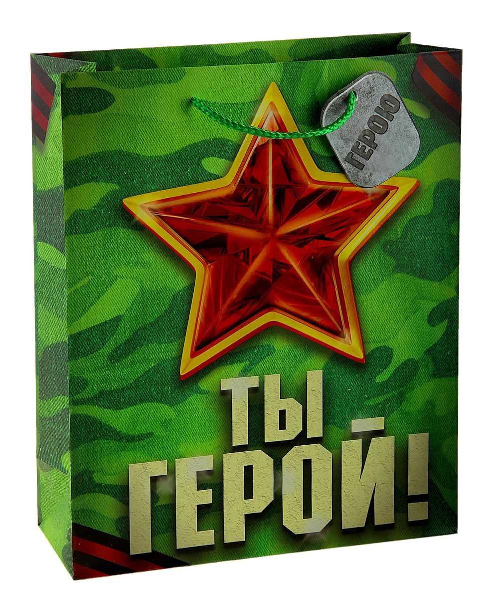 Пакет подарочный Sima-land Ты герой, 15 см х 12 см х 6 см820101 Пакет подарочный Sima-land Ты герой, 15 см х 12 см х 6 см820101Подарочный пакет Ты герой, изготовленный из плотной бумаги, станет незаменимым дополнением к выбранному подарку. Дно изделия укреплено плотным картоном, который позволяет сохранить форму и исключает возможность деформации дна под тяжестью подарка. Для удобной переноски имеются две ручки из шнурков.Подарок, преподнесенный в оригинальной упаковке, всегда будет самымэффектным и запоминающимся. Окружите близких людей вниманием и заботой,вручив презент в нарядном, праздничном оформлении.