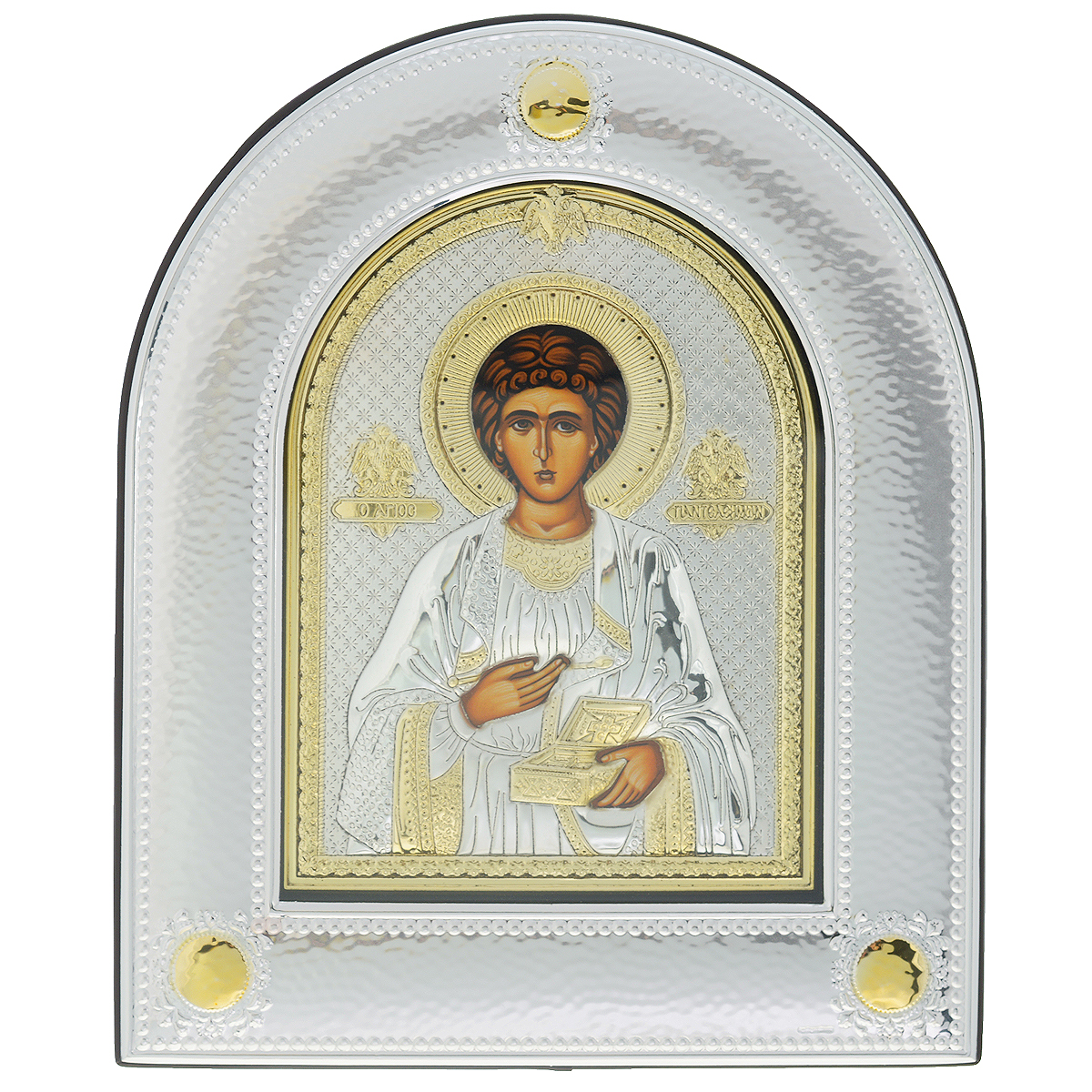 Икона Святого Великомученика и целителя Пантелеимона, 30 см х 25,2 см