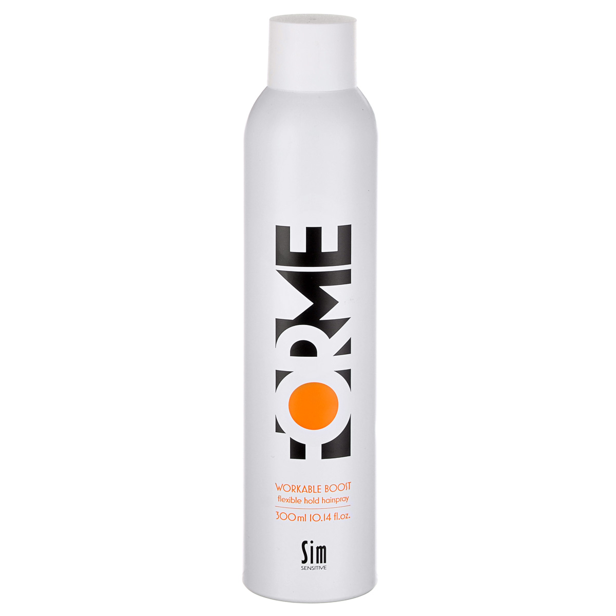 SIM SENSITIVE Лак средней фиксации для укладки волос серии Forme FORME Workable Boost Flexible Hold Hair Spray, 300мл5348 SIM SENSITIVE Лак средней фиксации для укладки волос серии Forme FORME Workable Boost Flexible Hold Hair Spray, 300мл5348Лак для волос для создания и фиксации гибких причесок. Многофункциональный лак Workable Boost гибкой фиксации. Может использоваться, как в процессе создания укладки, так и как финальный штрих для подвижной фиксации готового образа. Придает волосам объем и невероятный блеск. Содержит экстракт клюквы и УФ-фильтр, которые защищают волосы от вредных воздействий окружающей среды. Экстракт клюквы, благодаря большой концентрации витаминов и микроэлементов, питает, ухаживает и защищает волосы.Фиксация: 3Объем: 4Блеск: 5