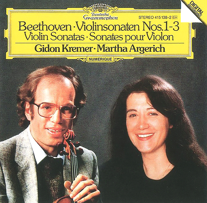 Gidon Kremer, Martha Argerich. Beethoven. Violinsonaten Nos. 1-3