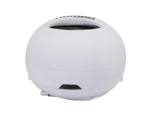 Human Friends Sphere, White портативная акустическая системаSphere Human Friends Sphere, White портативная акустическая системаSphereПортативная колонка Human Friends “Sphere”, благодаря своей компактности и легкости, позволит вам насладиться хорошим звучанием в любом удобном месте. Море, пляж, дача - теперь вся природа будет танцевать вместе с вами. Колонка удобна в транспортировке, а встроенный аккумуляторбудет радовать вас своей работой до 8 часовНесмотря на размеры Sphere имеет серьезный частотный диапазон, от 100 до 20 000 Гц, при этом глубина низких частот может быть усилена за счет дополнительного резонатора. Чтобы его задействовать, достаточно провернуть верхнюю и нижнюю полусферы корпуса в противоположных направленияхДля создания еще большего музыкального эффекта объедините сколь угодно большое количество устройств в одну «цепь» и заполните этот мир любимыми звуками. Колонка заряжается через USB и через 2 часа снова готова вас радовать