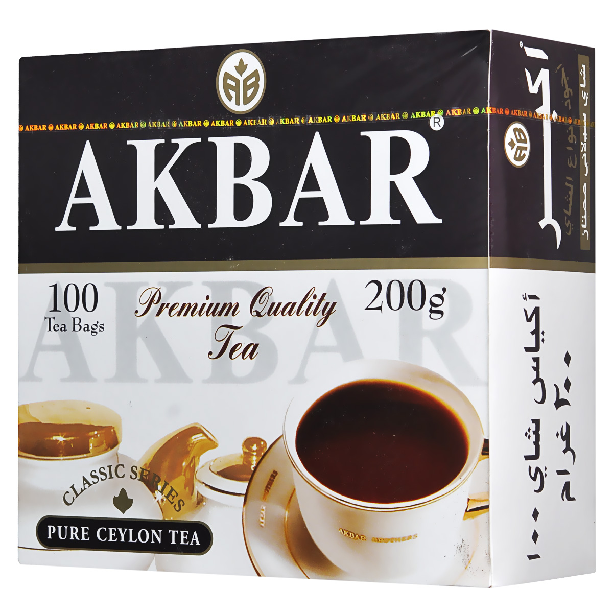 Akbar Классическая серия черный чай в пакетиках, 100 шт1050021 Akbar Классическая серия черный чай в пакетиках, 100 шт1050021Приверженность вековым традициям, неизменное постоянство вкуса и качества - вот секрет популярности чая Akbar Классическая серия у многих поколений любителей чая во всем мире. Выращенный исключительно на элитных плантациях Шри-Ланки, он объединяет в себе все лучшее, чем славится настоящий цейлонский чай: богатый аромат, тонизирующий вкус, неповторимая свежесть, насыщенный цвет настоя.