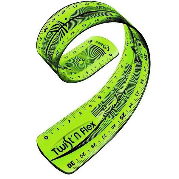 Линейка Maped Twistnflex, гибкая, цвет: зеленый, 30 см27900 зеленый Линейка Maped Twistnflex, гибкая, цвет: зеленый, 30 см27900 зеленыйЛинейка Maped Twistnflex - это неломающаяся линейка, которую можно сгибать и скручивать неограниченное количество раз. После непродолжительного времени принимает первоначальную форму и не деформируется. Можно использовать как антистресс.