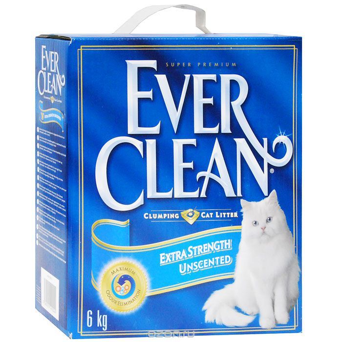 Наполнитель для кошачьего туалета Ever Clean Extra Strength Unscented, комкующийся, 6 кг440065 Наполнитель для кошачьего туалета Ever Clean Extra Strength Unscented, комкующийся, 6 кг440065Наполнитель Ever Clean Extra Strength Unscented - это элитная серия высококачественных комкующихся наполнителей с уникальными свойствами. Наполнитель состоит из специально обработанной и очищенной от пыли глины. Гранулы наполнителя обладают уникальными впитывающими свойствами и содержат активный компонент, который уничтожает запах, связанный с развитием микробов. В ядро каждой гранулы помещен специальным образом обработанный активированный уголь для максимального контроля запахов. Гранулы наполнителя не только отлично впитывают, но и образуют крепкие трудноразбиваемые комки.Состав: глина, активированный уголь. Вес: 6 кг.Товар сертифицирован.