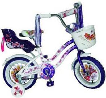 Велосипед детский Navigator Winx Purple/WhiteВН12074КК Велосипед детский Navigator Winx Purple/WhiteВН12074ККВелосипед Navigator Winx - двухколесный (12 дюймов), отлично подойдет для активной прогулки вашего ребенка, он стильный, изящный, яркий, обязательно придется по душе вашему малышу. Рассчитан на детишек от трех лет. Велосипед изготовлен из металла, что дает ему устойчивость к повреждениям. У велосипеда мягкое, регулируемое сиденье, боковые страховочные колесики, багажник и корзина на руле для различных принадлежностей вашего ребенка, защита цепи.