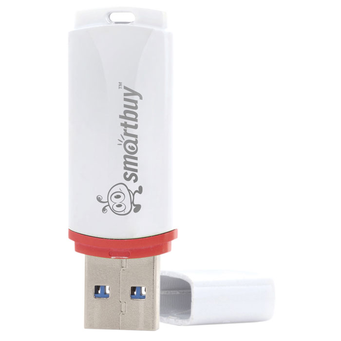 SmartBuy Crown 8GB, White USB-накопитель