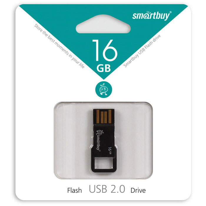 SmartBuy BIZ 16GB, Black USB-накопительSB16GBBIZ-K SmartBuy BIZ 16GB, Black USB-накопительSB16GBBIZ-KSmartBuy BIZ 16GB поможет вам сохранить большой объем информации различного типа. Для удобства ношения предусмотрено ушко, которое позволяет носить флешку с собой в качестве брелока на ключах.Пропускная способность интерфейса: 480 Мбит/секСовместим с: Windows 7, Windows 8, Windows Vista, Windows XP, Windows 2000, Linux, MAC OS X