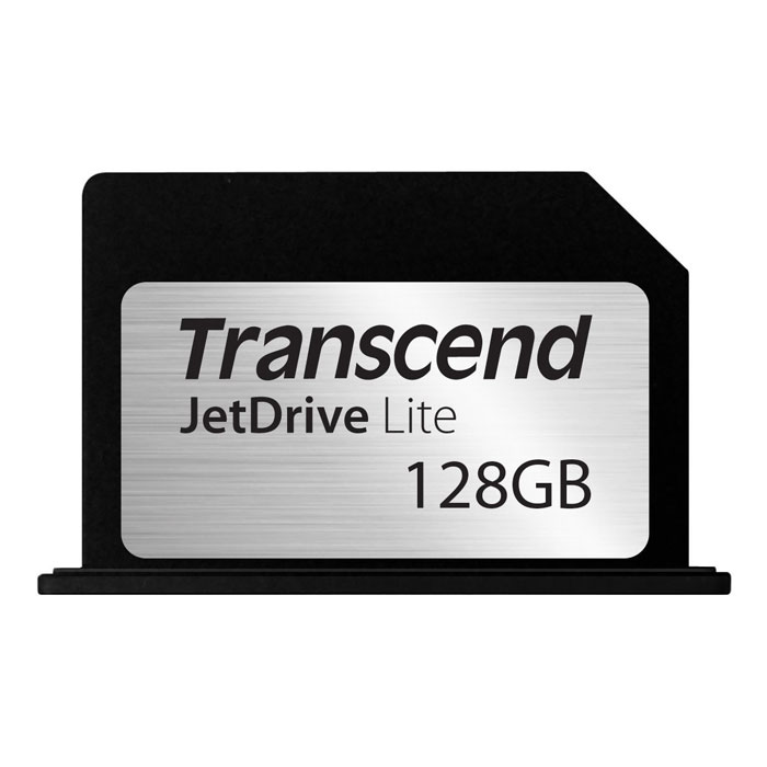 Transcend JetDrive Lite 330 128GB карта памяти для MacBook Pro (Retina) 13TS128GJDL330 Transcend JetDrive Lite 330 128GB карта памяти для MacBook Pro (Retina) 13TS128GJDL330Transcend JetDrive Lite 330 - это простой и удобный способ снабдить свой MacBook дополнительный объемом памяти, не увеличивая вес компьютера.Чтобы моментально увеличить объем доступной дисковой памяти MacBook, необходимо лишь вставить карту JetDrive Lite в слот кардридера на боковой поверхности корпуса компьютера. Максимальная скорость считывания и записи карт JetDrive Lite может достигать 95 МБ/с и 60 МБ/с, соответственно. Эти карты идеально подходят для резервного копирования с помощью утилиты Time Machine, для хранения библиотек iTunes, а также для решения любых других схожих задач.Карты памяти Transcend JetDrive Lite имеют обтекаемый дизайн, который разрабатывается для каждой из моделей MacBook в отдельности, что позволяет выглядеть как органичный элемент корпуса компьютера. Все покупатели карт расширения памяти JetDrive Lite получают право на бесплатную загрузку эксклюзивного программного обеспечения Transcend JetDrive Toolbox, которое позволяет восстанавливать случайно удаленные изображения, видео, MP3 и PDF файлы всего за несколько кликов мышью.Карты флэш-памяти JetDrive Lite изготовляются с использованием технологии COB (chip-on-board), которая делает их ударопрочными, пыле- и влагонепроницаемыми. Поэтому, какие бы приключения ни выпали на долю вашего MacBook, карты JetDrive Lite надежно уберегут вашу ценную цифровую информацию.Карты JetDrive Lite специально проектировались для использования с компьютерами MacBook Air и MacBook Pro и дисплеем Retina. Они поставляются в четырех различных форм-факторах, которые идеально соответствуют размерам слотов кардридеров различных моделей этих компьютеров. Ниже приведена таблица, которая поможет подобрать модель, подходящую для вашего MacBook.Тип памяти: MLCРабочее напряжение: 2,7 - 3,6 ВДолговечность: 10000 циклов установки/извлечения