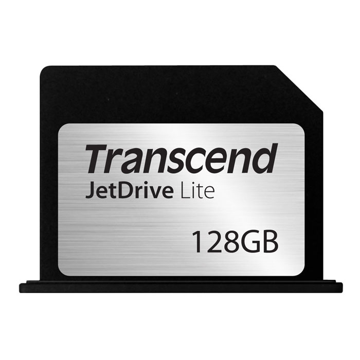 Transcend JetDrive Lite 360 128GB карта памяти для MacBook Pro (Retina) 15TS128GJDL360 Transcend JetDrive Lite 360 128GB карта памяти для MacBook Pro (Retina) 15TS128GJDL360Transcend JetDrive Lite 360 - это простой и удобный способ снабдить свой MacBook дополнительный объемом памяти, не увеличивая вес компьютера.Чтобы моментально увеличить объем доступной дисковой памяти MacBook, необходимо лишь вставить карту JetDrive Lite в слот кардридера на боковой поверхности корпуса компьютера. Максимальная скорость считывания и записи карт JetDrive Lite может достигать 95 МБ/с и 60 МБ/с, соответственно. Эти карты идеально подходят для резервного копирования с помощью утилиты Time Machine, для хранения библиотек iTunes, а также для решения любых других схожих задач.Карты памяти Transcend JetDrive Lite имеют обтекаемый дизайн, который разрабатывается для каждой из моделей MacBook в отдельности, что позволяет выглядеть как органичный элемент корпуса компьютера. Все покупатели карт расширения памяти JetDrive Lite получают право на бесплатную загрузку эксклюзивного программного обеспечения Transcend JetDrive Toolbox, которое позволяет восстанавливать случайно удаленные изображения, видео, MP3 и PDF файлы всего за несколько кликов мышью.Карты флэш-памяти JetDrive Lite изготовляются с использованием технологии COB (chip-on-board), которая делает их ударопрочными, пыле- и влагонепроницаемыми. Поэтому, какие бы приключения ни выпали на долю вашего MacBook, карты JetDrive Lite надежно уберегут вашу ценную цифровую информацию.Карты JetDrive Lite специально проектировались для использования с компьютерами MacBook Air и MacBook Pro и дисплеем Retina. Они поставляются в четырех различных форм-факторах, которые идеально соответствуют размерам слотов кардридеров различных моделей этих компьютеров. Ниже приведена таблица, которая поможет подобрать модель, подходящую для вашего MacBook.Тип памяти: MLCРабочее напряжение: 2,7 - 3,6 ВДолговечность: 10000 циклов установки/извлечения