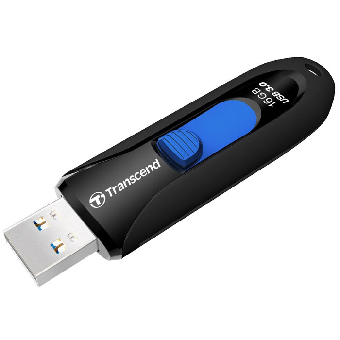 Transcend JetFlash 790 16GB USB 3.0, Black USB-накопительTS16GJF790K Transcend JetFlash 790 16GB USB 3.0, Black USB-накопительTS16GJF790KУдобный флэш-накопитель Transcend JetFlash 790 не имеет защитного колпачка, но, при этом, оснащен выдвигаемым USB-разъемом, помогающим уберечь его от возможных повреждений во время транспортировки. Чтобы спрятать или выдвинуть разъем, необходимо лишь нажать и сместить размещенный на корпусе устройства цветной ползунок. Благодаря высокоскоростному интерфейсу SuperSpeed USB 3.0 и большой емкости, накопители JetFlash 790 максимально упростят хранение, перенос и распространение любых цифровых файлов в дороге.