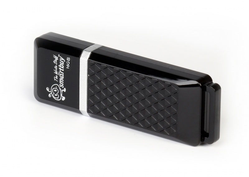 SmartBuy Quartz Series 16GB, Black USB-накопитель
