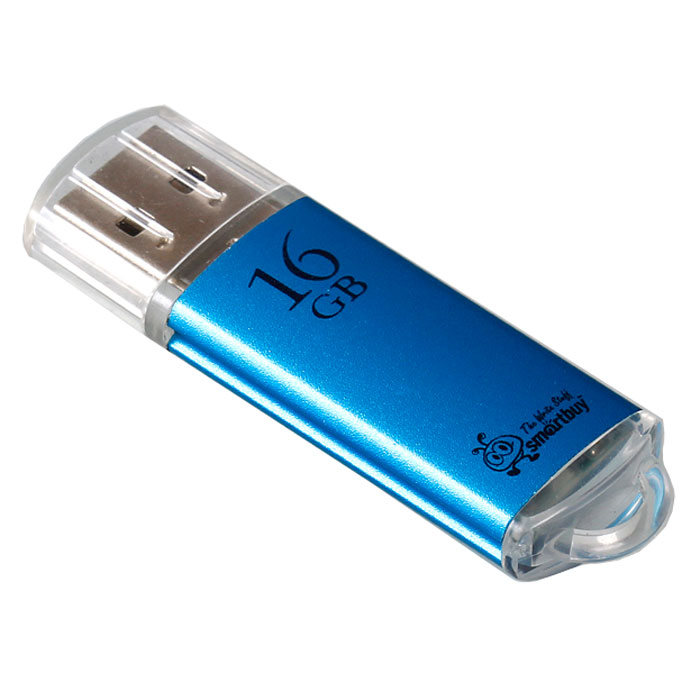 SmartBuy V-Cut 16GB, Blue USB-накопитель