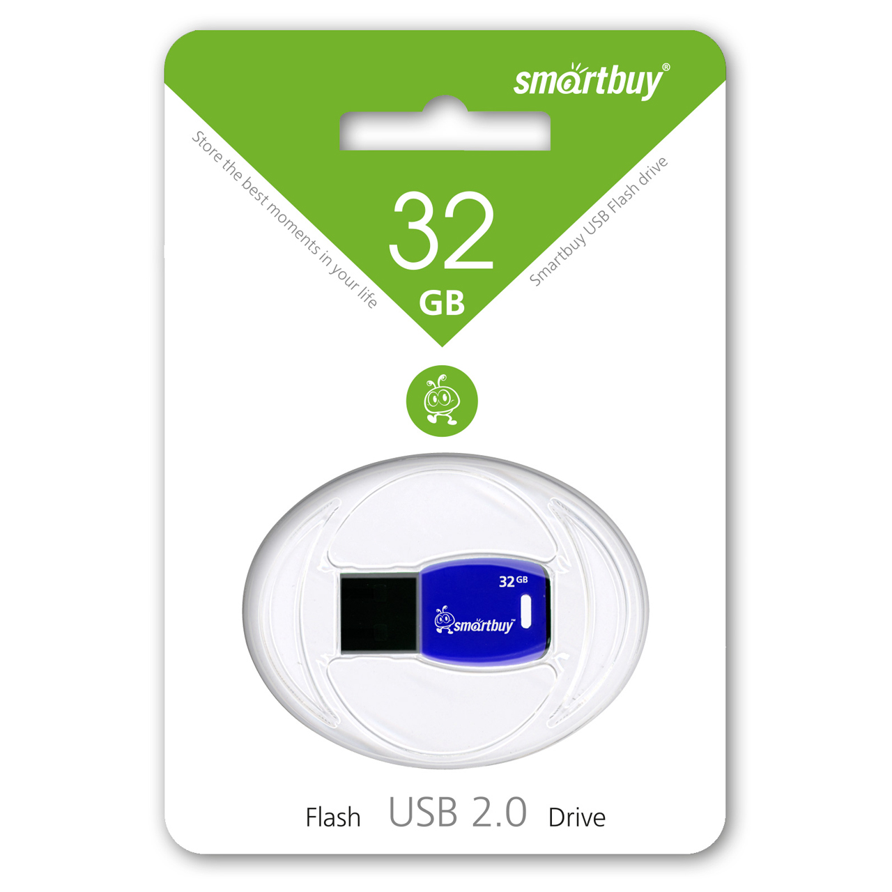SmartBuy Cobra 32GB, Dark Blue USB-накопительSB32GBCR-Db SmartBuy Cobra 32GB, Dark Blue USB-накопительSB32GBCR-DbВ цифровую эру компактный флеш-накопитель - это ключ в цифровой мир, который предлагает бесконечные возможности сохранения памятных событий. Флеш-накопитель Smartbuy Cobra, по дизайну напоминающий ключ, можно подсоединить к брелоку с другими ключами, что позволит вам всегда свои воспоминания носить с собой. Совместима с: Windows 8/7/XP/2000/Vista, Mac OS 8.6 и Linux 2.4.0 (или выше)Уникальный дизайн в виде ключаПропускная способность интерфейса: 480 Мбит/сек