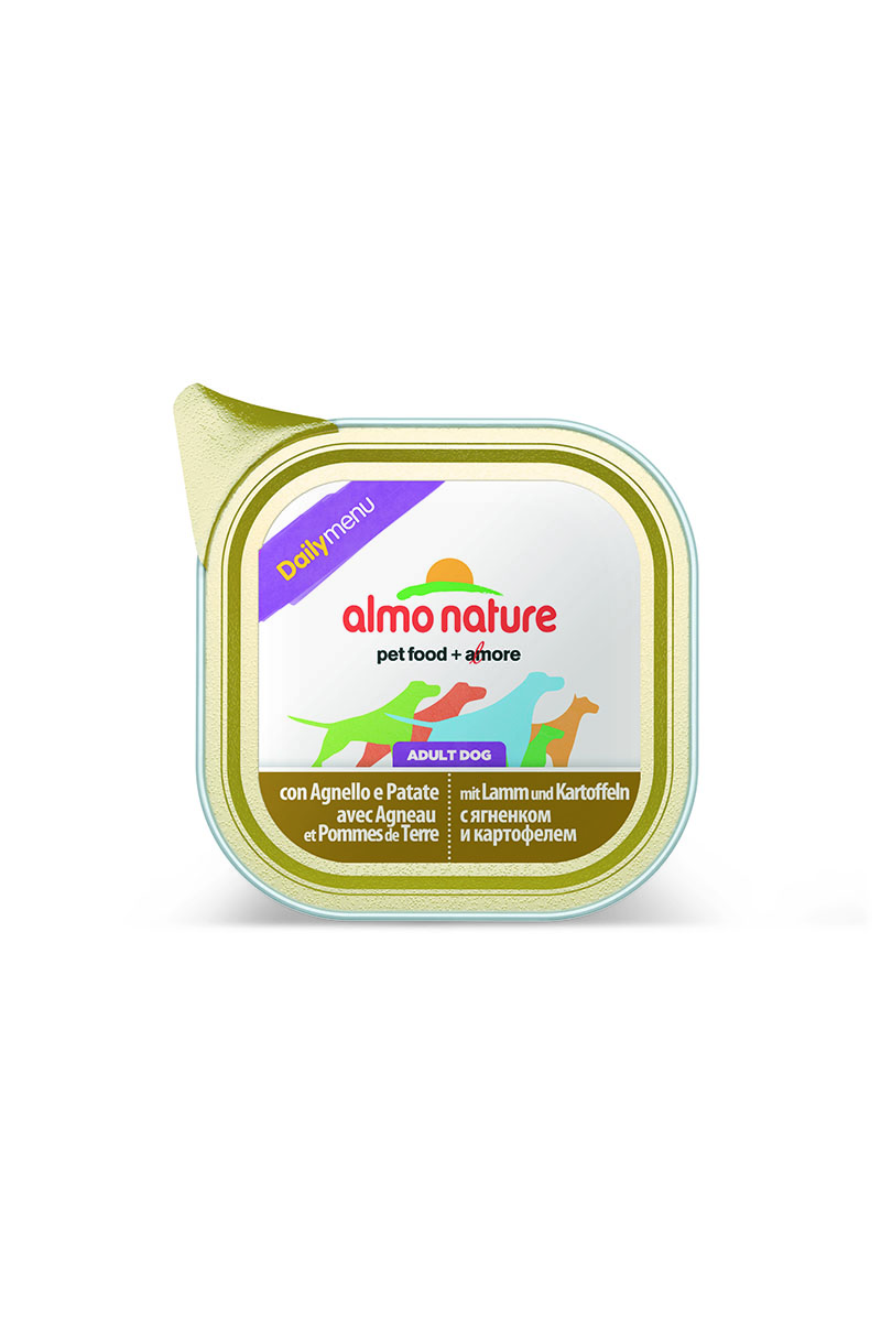 Консервы для собак Almo Nature Daily Menu, с ягненком и картофелем, 100 г23243 Консервы для собак Almo Nature Daily Menu, с ягненком и картофелем, 100 г23243Консервы Almo Nature Daily Menu - сбалансированный влажный корм для собак, изготовленный из ингредиентов высшего качества, являющихся натуральными источниками витаминов и питательных веществ.Товар сертифицирован.