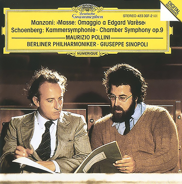 Maurizio Pollini. Manzoni. Masse: Omaggio A Edgard Varese / Schoenberg. Chamber Symphony Op. 9