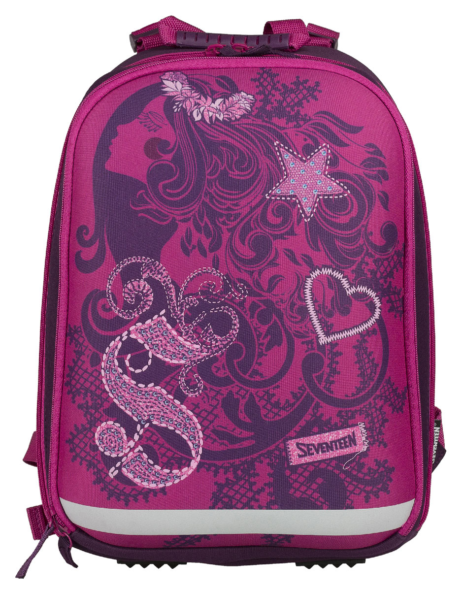 Рюкзак Kinderline школьный фиолетовый