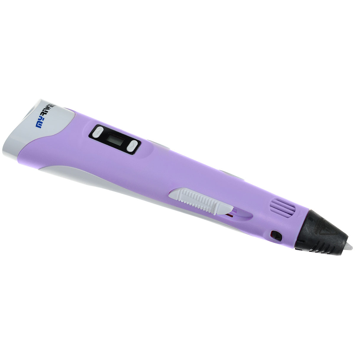 MyRiwell RP100B, Purple 3D ручкаRP100B, purple MyRiwell RP100B, Purple 3D ручкаRP100B, purple3D ручка MyRiwell RP100B позволяет рисовать объемные картины и создавать трехмерные объекты. Для рисования 3D ручкой используется ABS и PLA пластик. Пластик расплавляется внутри корпуса ручки и подается в сопло. Температура и скорость подачи пластика регулируется, что позволяет рисовать толстыми или тонкими линиями.Диаметр сопла: 0,7 ммМатериал печати: ABS, PLA пластикДиаметр используемой нити: 1,75 ммСкорость печати: 2-40 мм/секРабочая температура: 150-240 °С