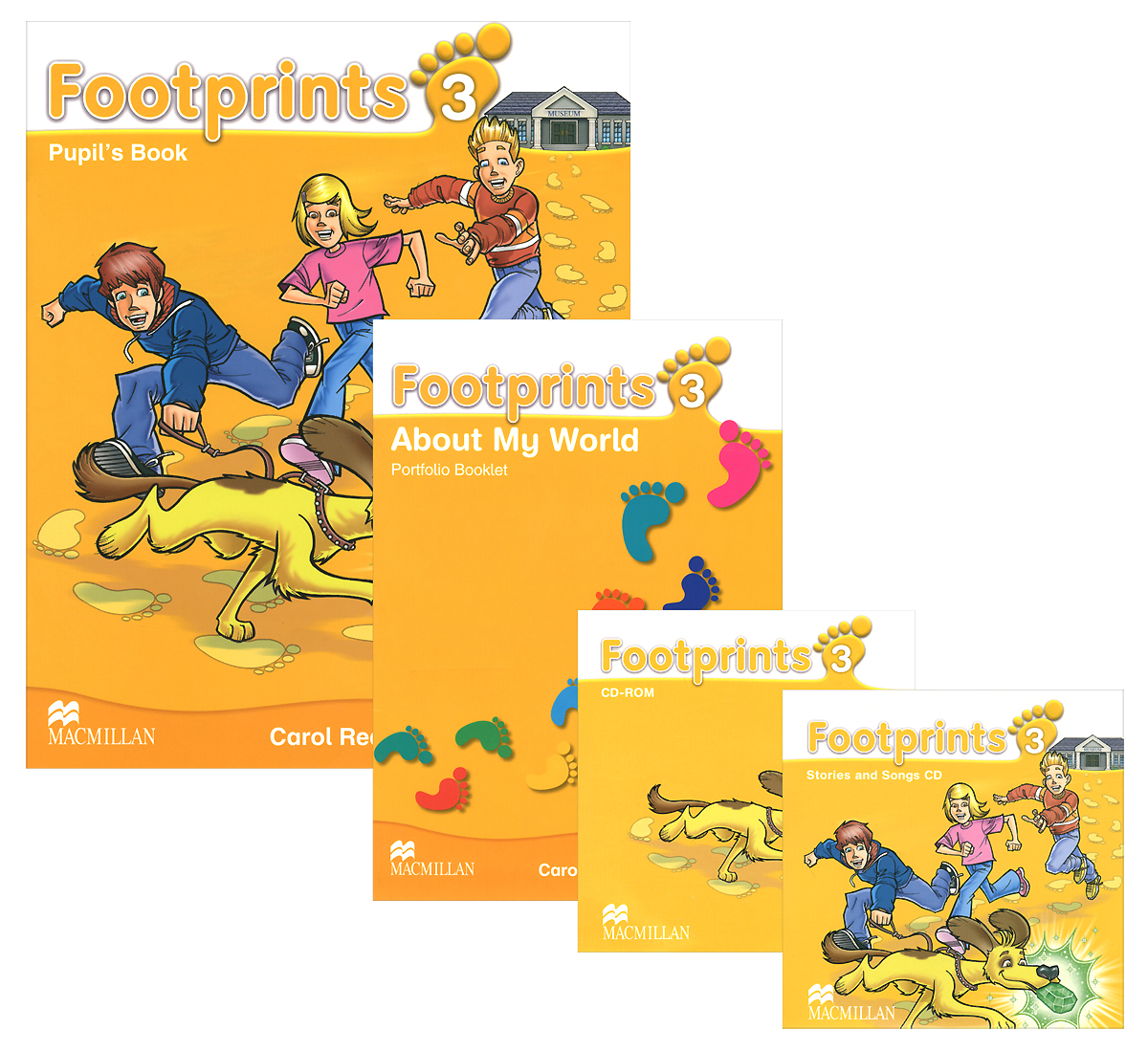 Footprints 3: Pupil's Book (комплект из 2 книг + 2 CD) english for nursing level 2 course book cd rom