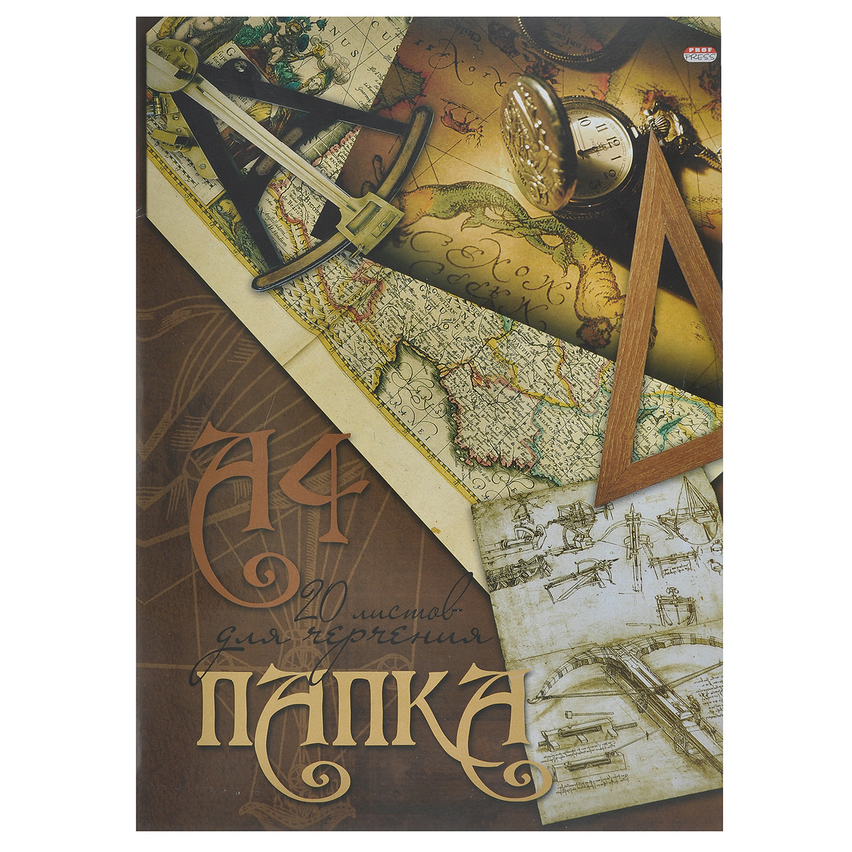 Папка для черчения Часы, формат А4, 20 л20-2488 Папка для черчения Часы, формат А4, 20 л20-2488Папка для черчения Часы содержит набор листов ватмана для выполнения чертежно-графических работ карандашами, тушью и чернилами. В набор входит 20 листов плотностью 160 г/м2 формата А4.