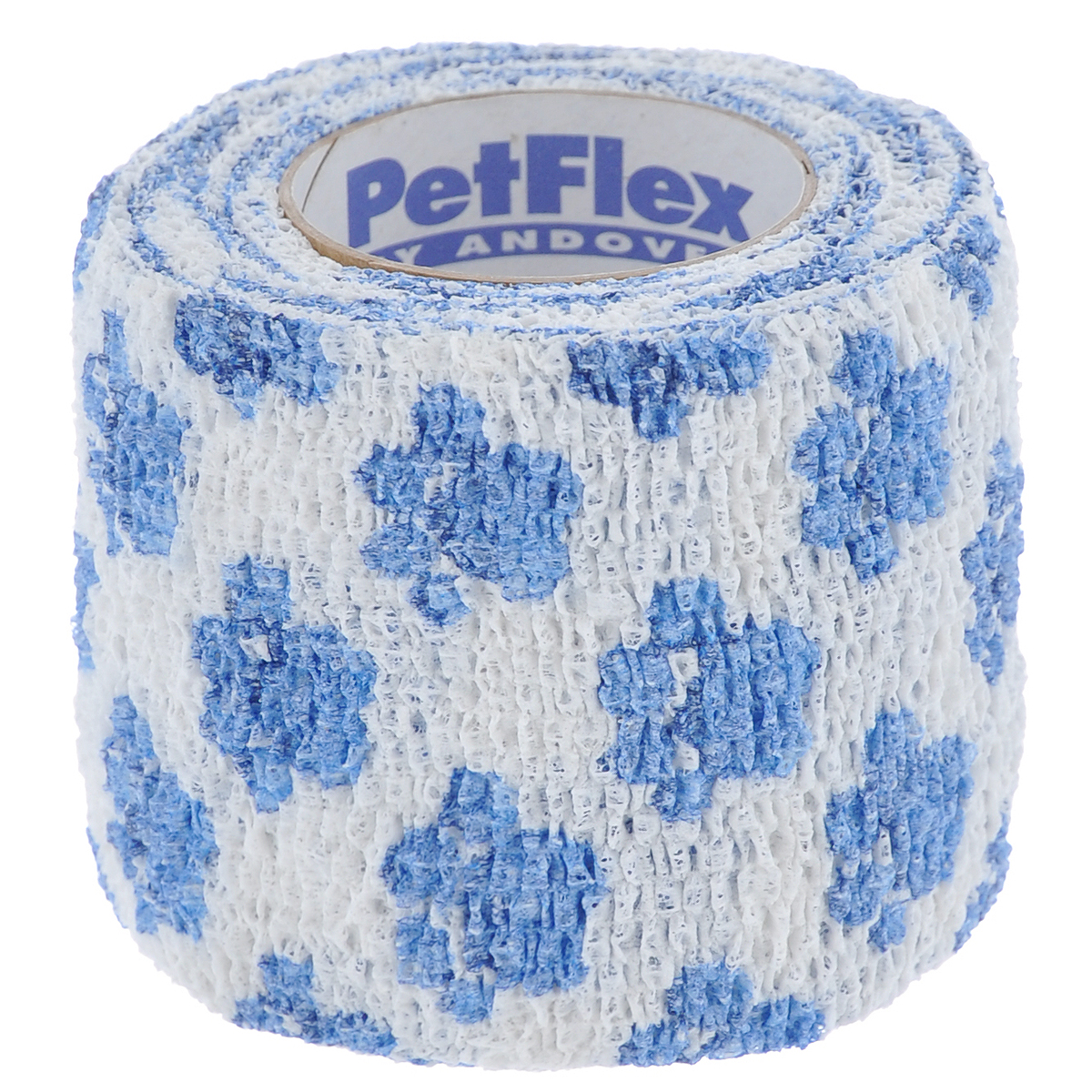 Бандаж для животных Andover Pet Flex, цвет: белый, голубой, 5 см х 450 см