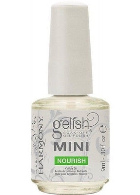 Gelish Mini Масло для ногтей и кутикулы, 9 мл04002 Gelish Mini Масло для ногтей и кутикулы, 9 мл04002Содержит ценную смесь сразу нескольких масел: сладкого миндаля, кунжутного, дикого шафрана, масла из семян винограда и из листьев алое настоящего, а также витаминов А и Е.