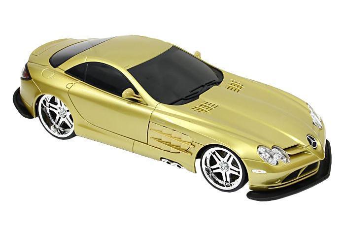 Фото Maisto Радиоуправляемая модель Mercedes SLR McLaren цвет золотистый. Покупайте с доставкой по России