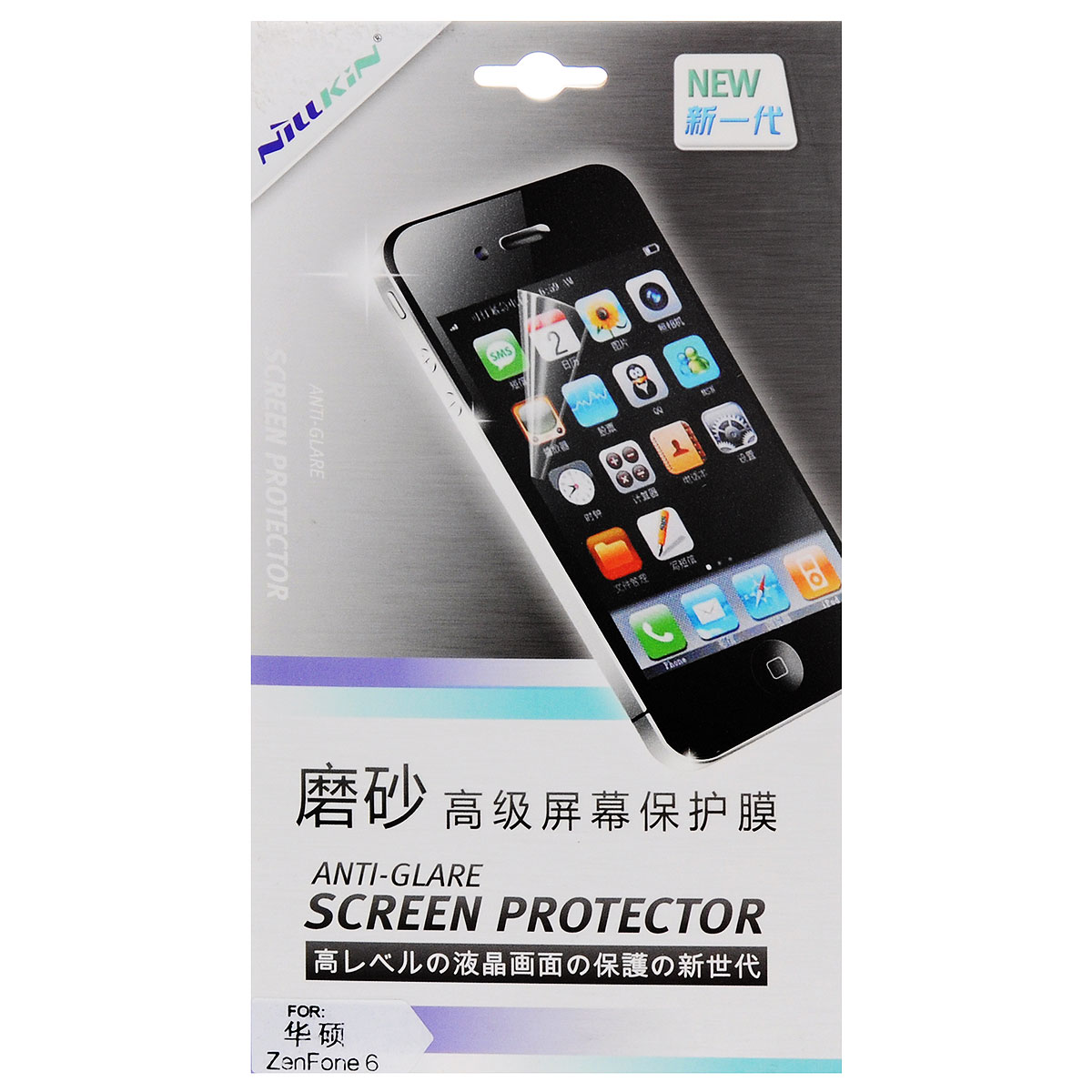 Nillkin Screen Protector защитная пленка для Asus ZenFone 6, матоваяSP-058 Nillkin Screen Protector защитная пленка для Asus ZenFone 6, матоваяSP-058Защитная пленка Nillkin Screen Protector для Asus ZenFone 6 сохраняет экран смартфона гладким и предотвращает появление на нем царапин и потертостей. Структура пленки позволяет ей плотно удерживаться без помощи клеевых составов. Пленка практически незаметна на экране смартфона и сохраняет все характеристики цветопередачи и чувствительности сенсора.