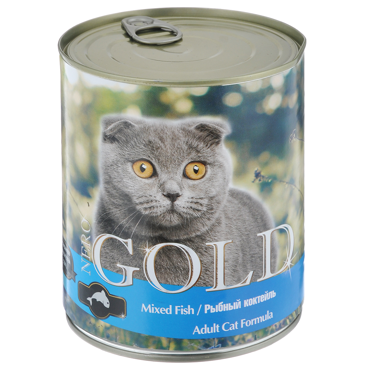 Консервы_для_кошек_~Nero_Gold~,_рыбный_коктейль,_810_г Консервы_для_кошек_~Nero_Gold~_-_полнорационный_продукт,_содержащий_все_необходимые_витамины_и_минералы,_сбалансированный_для_поддержания_оптимального_здоровья_вашего_питомца!_Состав:_мясо_и_его_производные,_филе_курицы,_филе_рыбы,_злаки,_витамины_и_минералы._Гарантированный_анализ:_белки_6%25,_жиры_4,5%25,_клетчатка_0,5%25,_зола_2%25,_влага_81%25.Пищевые_добавки_на_1_кг_продукта:_витамин_А_1600_МЕ,_витамин_D_140_МЕ,_витамин_Е_10_МЕ,_таурин_300_мг,_железо_24_мг,_марганец_6_мг,_цинк_15_мг,_медь_1_мг,_магний_200_мг,_йод_0,3_мг,_селен_0,2_мг.Вес:_810_г._Товар_сертифицирован.
