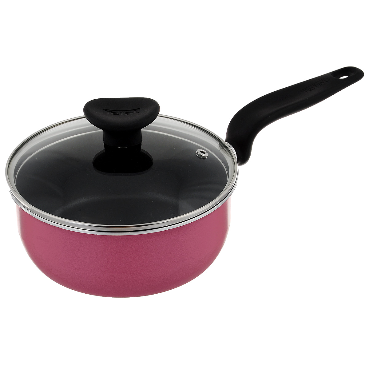 Ковш Tefal Tulip, с антипригарным покрытием, с крышкой, 1,7 л9100018564 Ковш Tefal Tulip, с антипригарным покрытием, с крышкой, 1,7 л9100018564Ковш Tefal Tulip выполнен из высококачественного листового алюминия, снабжен удобной бакелитовой ручкой. Безопасное противопригорающее покрытие обеспечивает изделию долгий срок эксплуатации. Не содержит PFOA, кадмия, свинца. Крышка из термостойкого стекла, снабженная металлическим ободком и отверстием для выпуска пара, позволяет контролировать процесс приготовления пищи. Ковш подходит для газовых плит. Можно мыть в посудомоечной машине. Практичный и легкий в использовании ковш Tefal Tulip - это идеальный выбор для современной хозяйки!Внешний диаметр: 19,5 см.Внутренний диаметр: 18 см.Длина ручки: 17 см.Высота: 7,5 см.