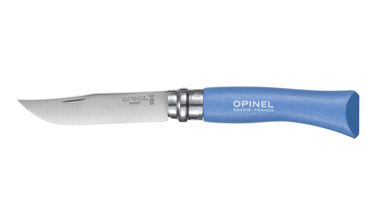 Нож Opinel Colored Tradition n°7 нержавеющая сталь, рукоять синяя 001424