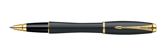 Parker Ручка-роллер Urban Muted Black GTPARKER-S0850450 Parker Ручка-роллер Urban Muted Black GTPARKER-S0850450Корпус ручки-роллера Parker (Паркер) Urban Muted Black GT покрыт приглушённо-чёрным лаком с бархатистой полировкой. Позолоченные детали дизайна. Отличный аксессуар, который расскажет о безупречном вкусе его владельца.Корпус материал: латуньЦвет: золотистый/черныйПишущий узел RBЛиния письма тонкий (F)Механизм съемный колпачокЦвет стержня: черный (другие продаются отдельно)Отделка многослойное лаковое покрытие на латунной основе, отдельные элементы дизайна - позолотаТолщина 0.4 ммРазмеры: 138 x 16.2 мм