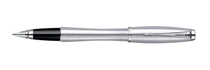 Parker Ручка перьевая Urban Metro Metallic CTPARKER-S0850670 Parker Ручка перьевая Urban Metro Metallic CTPARKER-S0850670Вид нанесения гравировка на торце, гравировка пескоструйная, гравировка с чернением, тампопечать, шильдГарантия 2 годаМеханизм ручек перьевая ручкаРазмер пишущего узла F (fine) - Тонкий 0.8 ммМатериал пишущего узла нержавеющая сталь, хромПерьевая ручка с колпачком Материал корпуса: Нержавеющая стальПокрытие корпуса: Хром Материал отделки деталей корпуса: ХромПеро: Нержавеющая сталь Выгравированный логотип PARKER на декоративном хромированном кольце
