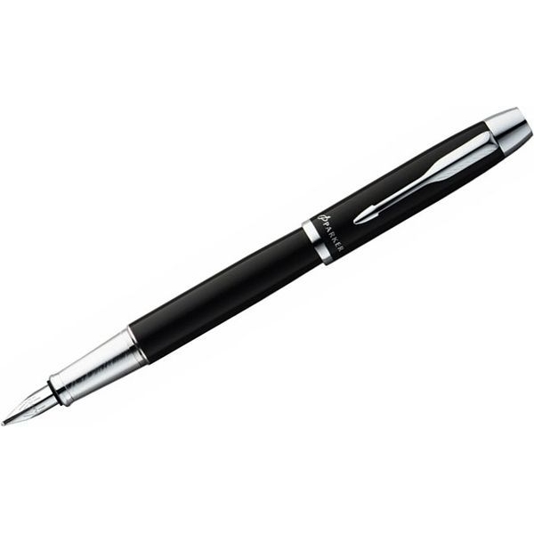 Parker Ручка перьевая IM Black CTPARKER-S0856270 Parker Ручка перьевая IM Black CTPARKER-S0856270Вид нанесения: гравировка на торце, гравировка с заливкой цветом, гравировка с металлизацией, тампопечать, шильдРазмер пишущего узла F (fine) - Тонкий 0.8 ммМатериал пишущего узла: нержавеющая стальПерьевая ручка с колпачком Материал корпуса: Латунь Покрытие корпуса: Лак Материал отделки деталей корпуса: ХромПеро: Нержавеющая сталь Выгравированный логотип PARKER на декоративном хромированном кольцеКомплектация: Фирменная упаковка, 1 картридж, руководство по эксплуатации с гарантийным талоном.Гарантия производителя: Два (2) года со дня покупки.