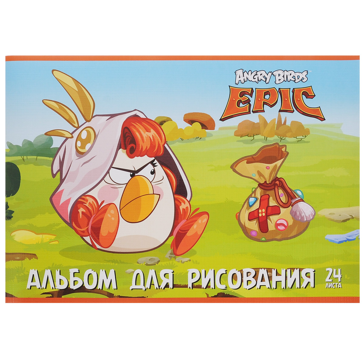 Альбом для рисования Angry Birds Epic Медик, 24 листа24А4тB_13188 Альбом для рисования Angry Birds Epic Медик, 24 листа24А4тB_13188Альбом для рисования Angry Birds с ярким изображением любимого мультипликационного героя на обложке будет радовать и вдохновлять юных художников на творческий процесс. Бумага альбома отличается высокой прочностью. Обложка выполнена из картона с тиснением. Крепление - скрепки. Рисование позволяет развивать творческие способности, кроме того, это увлекательный досуг.Рекомендуемый возраст: 6+.