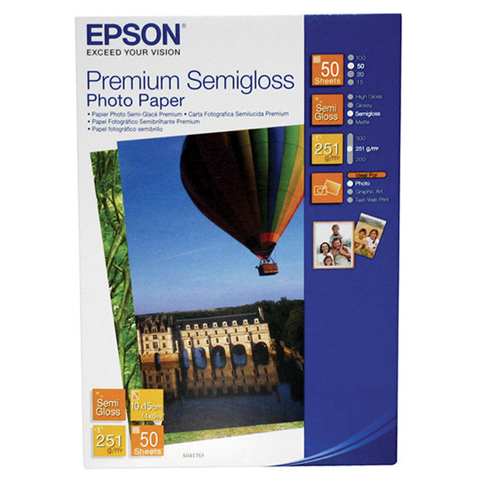 Epson C13S041765 полуглянцевая фотобумага