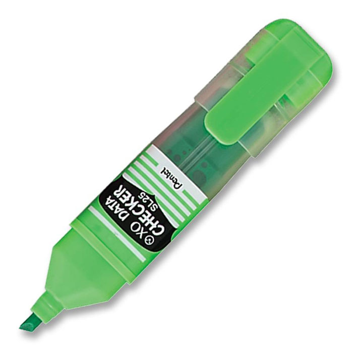 Pentel Маркер-выделитель Data Checker, цвет: салатовыйPSL25-K Pentel Маркер-выделитель Data Checker, цвет: салатовыйPSL25-KМаркер-выделитель Data Checker со скошенным стержнем, выполненный из пластика, станет незаменимым аксессуаром в учебе или работе.Маркер содержит жидкие чернила, которые обеспечивают ровные и четкие линии. Диаметр стержня от 1 до 4,5 мм.