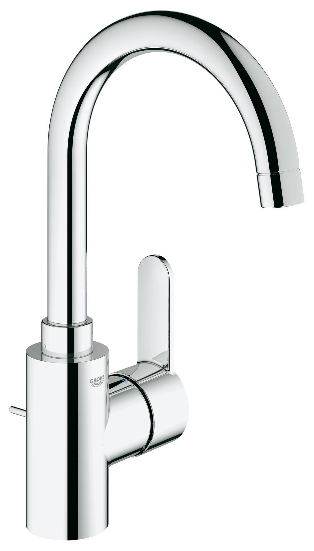 Смеситель для раковины GROHE Eurostyle Cosmopolitan с высоким изливом (23043002)23043002 Смеситель для раковины GROHE Eurostyle Cosmopolitan с высоким изливом (23043002)23043002Привнесите нотку роскоши в интерьер своей ванной комнаты: если ваши ожидания превосходят обычные стандарты, данная модель смесителя GROHE Eurostyle Cosmopolitan станет для вас идеальным выбором. Помимо нецарапающегося и легко очищаемого покрытия, эта модель отличается износостойким встроенным керамическим картриджем, который обеспечит вам повышенный комфорт при пользовании водой. Благодаря высокому изливу вам будет удобно мыть голову в раковине, а дети смогут легко дотягиваться до струи воды. Ограничение поворота излива в пределах угла в 100° предотвратит его удары о ближайшие стены и шкафы. Получайте удовольствие от проверенного качества GROHE.Особенностимонтаж на одно отверстие металлический рычаг GROHE StarLight хромированная поверхность GROHE SilkMove керамический картридж 35 мм регулировка расхода воды поворотный, трубкообразный излив с ограничителем поворота аэратор гибкая подводка сливной гарнитур 1 1/4? GROHE QuickFix быстрая монтажная система скрытое крепление рычага дополнительный ограничитель температуры (46375000) Видео по установке является исключительно информационным. Установка должна проводиться профессионалами!
