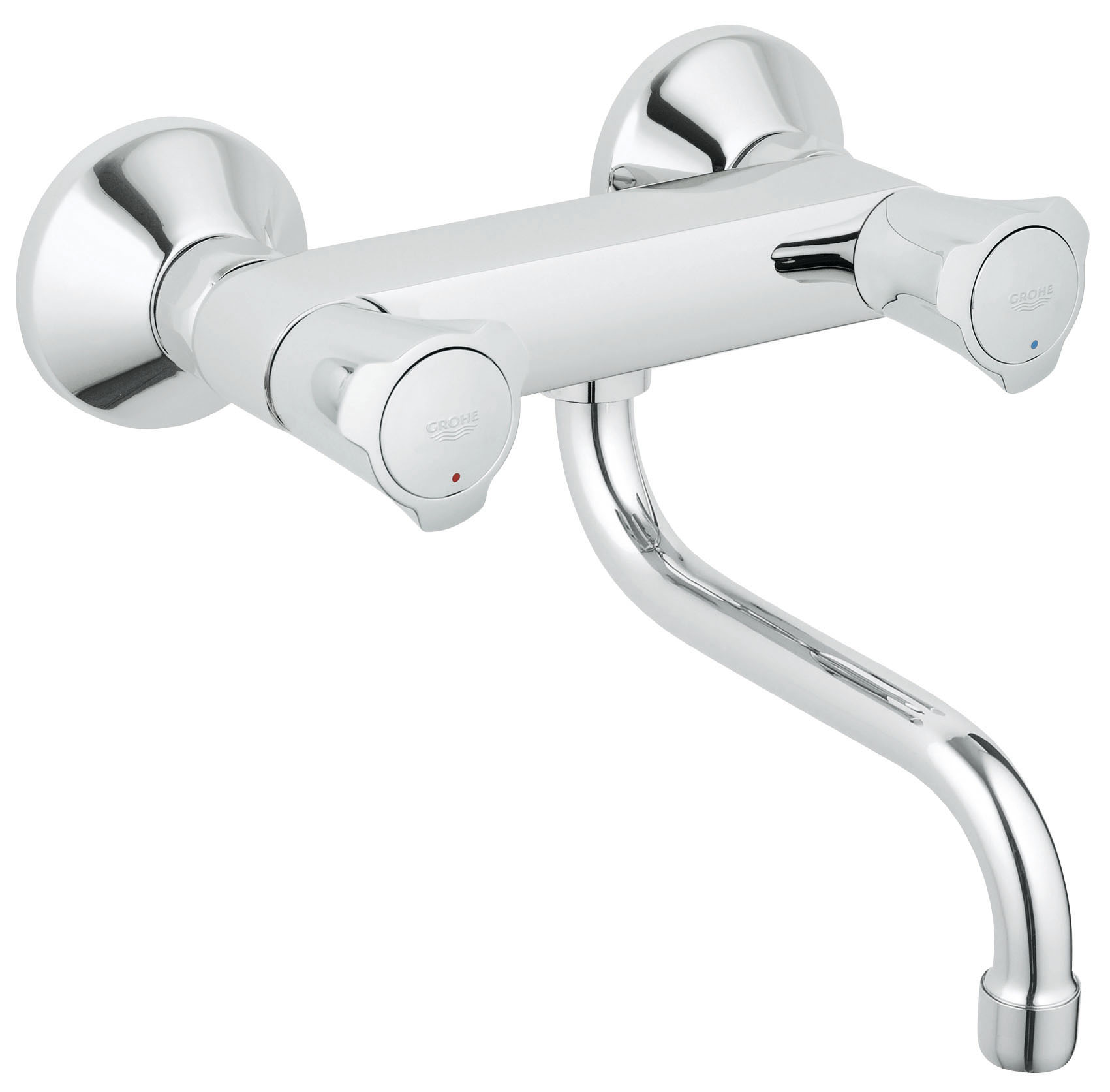 Смеситель для кухни GROHE Costa L настенный (31187001)31187001 Смеситель для кухни GROHE Costa L настенный (31187001)31187001Металлические рукоятки С теплоизоляцией Вентили Longlife GROHE StarLight хромированная поверхностьАэратор Скрытые S-образные эксцентрики Видео по установке является исключительно информационным. Установка должна проводиться профессионалами!
