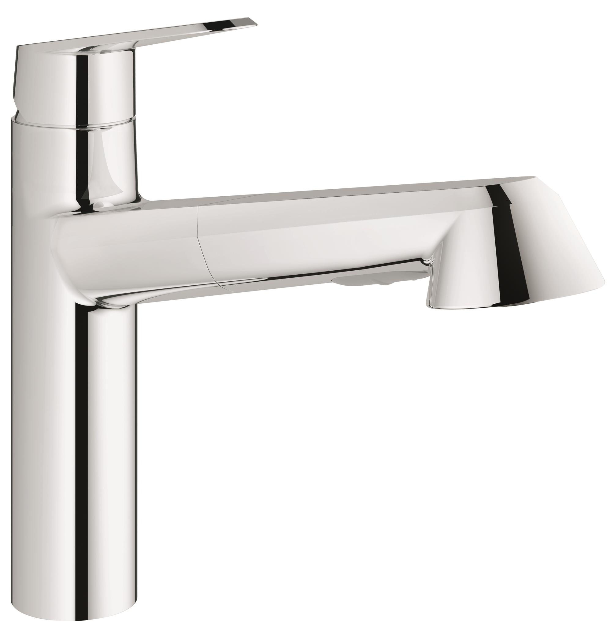 Смеситель для кухни GROHE Eurodisc Cosmopolitan с выдвижной лейкой (32257002)32257002 Смеситель для кухни GROHE Eurodisc Cosmopolitan с выдвижной лейкой (32257002)32257002GROHE Eurodisc Cosmopolitan: смеситель для кухни с практичной и комфортной выдвижной душевой головкой Когда после приготовления вкусного ужина останется гора грязных кастрюль и сковород, выдвижная душевая головка данного кухонного смесителя поможет Вам разделаться с ними со скоростью профессионала: в сочетании с изливом, вращающимся в радиусе 100°, а также рычагом управления с плавным ходом, который обеспечивает картридж с технологией GROHE SilkMove, она максимально облегчит Вам работу при мытье посуды и поддержании зоны мойки в чистоте. Наша фирменная система упрощенного монтажа позволит Вам установить смеситель практически мгновенно. Данная модель смесителя ориентирована за запросы амбициозных поваров-любителей и отличается элегантным силуэтом. Благодаря сияющему хромированному покрытию GROHE StarLight, этот эффектный смеситель всегда будет центром внимания в интерьере Вашей кухни.Особенности:Монтаж на одно отверстие С низким изливом GROHE SilkMove керамический картридж 35 мм GROHE StarLight хромированная поверхностьРегулировка расхода воды Поворотный литой излив Зона поворота излива 100° Выдвижная лейка SpeedClean Автоматический переключатель Аэратор/душевая струя Автоматическое возвратное переключение на аэратор после выключения Гибкая подводка Система быстрого монтажа С защитой от обратного потокаВидео по установке является исключительно информационным. Установка должна проводиться профессионалами! хром.