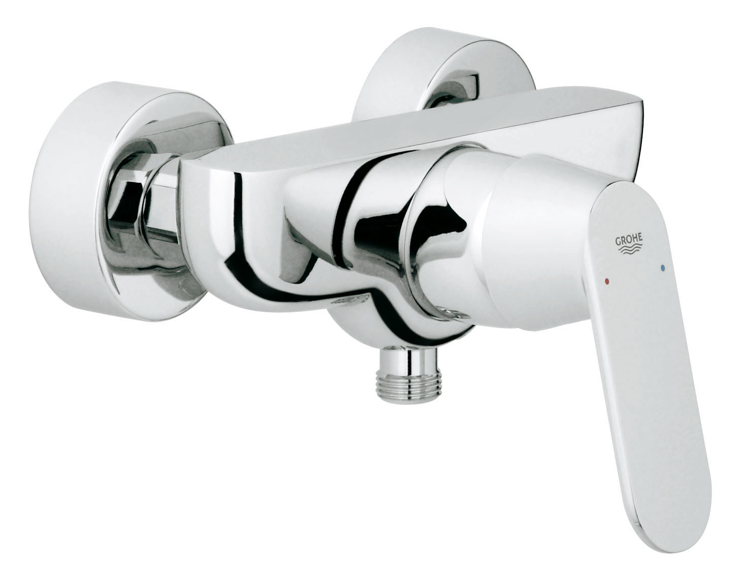 Смеситель для душа GROHE Eurosmart Cosmopolitan (32837000)32837000 Смеситель для душа GROHE Eurosmart Cosmopolitan (32837000)32837000Настенный монтаж Металлический рычаг GROHE SilkMove керамический картридж O 46 мм GROHE StarLight хромированная поверхностьРегулировка расхода воды Возможность установки мин. расхода 2,5 л/мин. Отвод для душа снизу 1/2? со встроенным обратным клапаном Скрытые S-образные эксцентрики Дополнительный ограничитель температуры (46 308 000) С защитой от обратного потока Класс шума I по DIN 4109Видео по установке является исключительно информационным. Установка должна проводиться профессионалами!
