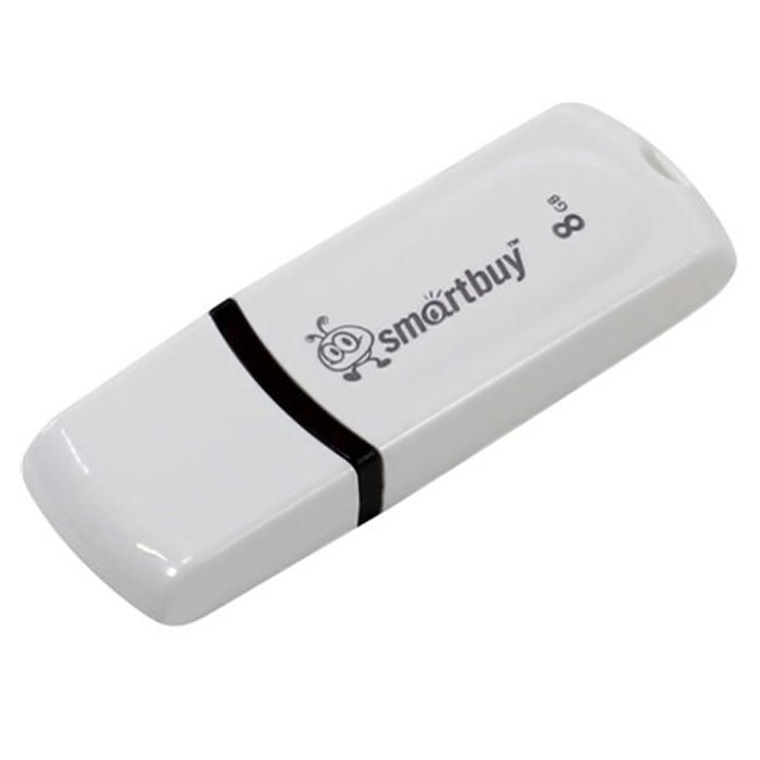 SmartBuy Paean 8GB, White USB-накопитель